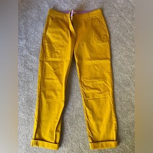 Boden Yellow Chinos Size 8